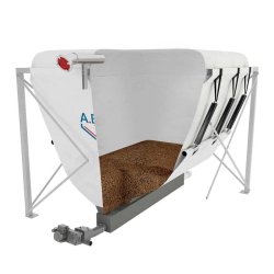 Flexilo ressort - silo pour granulés de bois A.B.S. - capacité de stockage maximale dans un espace réduit