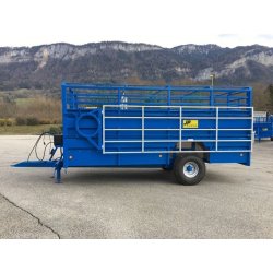Bétaillère série ii métallique pose à terre hydraulique - jp construction - type: brs 40 t à brs 70 t