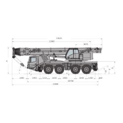 Gmk4100l grues automotrices - manitowoc cranes - charge maximum 100 t