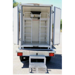 Chambre froide sur remorque 4.0 m3 - température positive - porte pour palette CEE