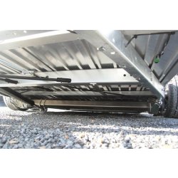 Remorque plateau tous usages Humbaur HKT 182515S - Système hydraulique, pente 8 %, 1800 kg PTAC