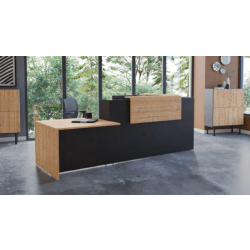 Fifty Full - Comptoir d'accueil moderne et personnalisable - Buronomic