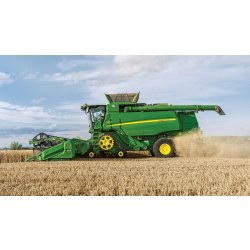 T670 moissonneuse-batteuse John Deere - 335 kW / 455 ch - Moteur PowerTech PSS 9 l avec chenilles larges