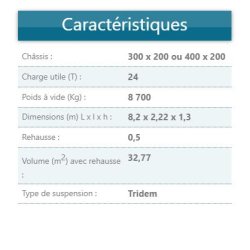 B240tc remorque agricole aciers spéciaux - delaplace - charge 24 t