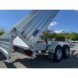 Remorque Tri-benne SARIS - 360 x 176 - PTAC : 3500 kg - 2 Essieux - Freinée - Heavy Duty Reference - K3 360 176 3500 2 HDS E