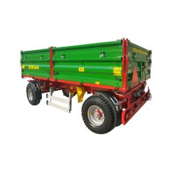 R 50 CSGA - Benne agricole à double essieu - Romsan - Capacité 5000 kg