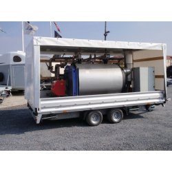 Remorque plateau Humbaur HN 204121 / HN 254121 - 2 essieux, roues surbaissées, ridelles alu, structure modulaire