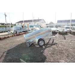 Remorque robuste Lider Robust 39350 - structure rustique, essieu 750 kg sans frein, transport foin, fumier, bois, matériaux divers