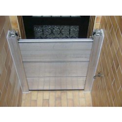 Système de protection contre les inondations pour maison individuelle ou site industriel - Flo-Dem 50K - Aluminium léger, hauteur max 3m