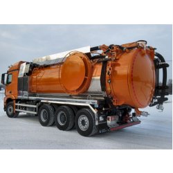 Ecocycler - Hydrocureur Kaiser - Débit 340 à 700 l/min - Max. 200 bar - Recyclage eau et protection antigel