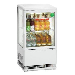 Mini vitrine réfrigérée 58L, blanche 700258G Bartscher
