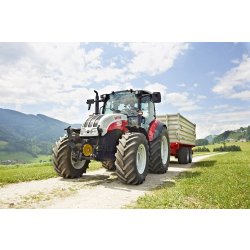 4075 - 4115 Kompakt Tracteur Agricole Steyr - Puissance de 75 à 114 ch - Maniable, polyvalent, cabine spacieuse