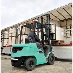 Location courte durée - Chariot élévateur thermique Mitsubishi 2500 kg - GRENDIA ES FD/FG25N - Diesel ou Gaz