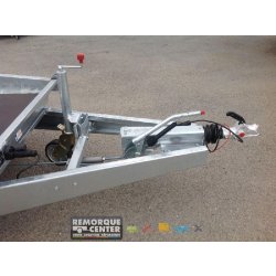 Porte-engin Lider - Timon fixe - PTAC 3500 Kg - 300 x 145 cm - Référence 40860