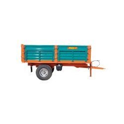 Remorque agricole à un essieu - Abollo - capacité 2 à 5 tonnes - transport de matériaux divers