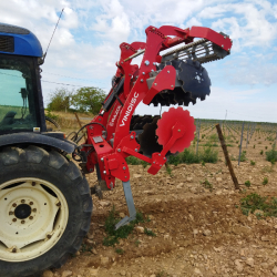 Vinidisc - Déchaumeur à disques indépendants pour viticulture et arboriculture - 10 à 16 disques disponibles
