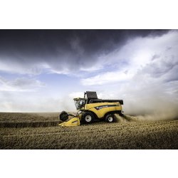 Cx5.50 - Tier 4b Moissonneuse Batteuse - New Holland - Trémie 8300L/7300L - Largeur de coupe 4,57m à 7,62m - Puissance 220kW/300ch