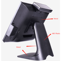 Pack caisse enregistreuse tactile AGIPOS - Écran 15'' i5, Afficheur client 9,7'', Imprimante ticket, Tiroir-caisse, Logiciel NF525 - Menus personnalisables et suivi d'inventaire