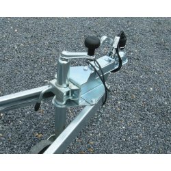 Remorque sans frein de fabrication française à 1 essieux 750 kg et d'une châssis modulaire bénéfique pour le transport d'un moto -  erde - ch 751