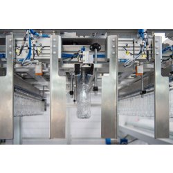 Ensacheuse auto haute vitesse - conditionnement flacons thermoplastique en ldpe préformé