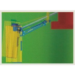 Rotoflex EV - broyeur forestier Eurotechnics Agri - largeur 1,43 à 1,63 m - attelage articulé et parallélogramme à double bras