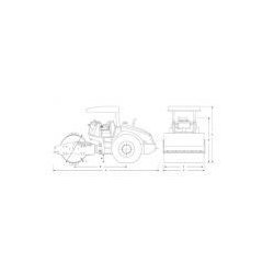 Asc 120 tier 1 rouleau compresseur - ammann - vitesse de travail 7 km/h