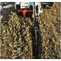 Trancheuse à chaîne CHD 150 pour chargeuses compactes - Profondeur de coupe max. 1500 mm