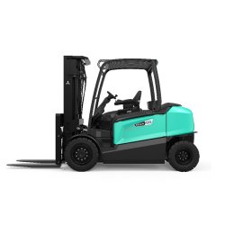 Chariot élévateur électrique Mitsubishi EDiA XL 4 roues - FB55(C)N(H) - 5500 kg - Hauteur de levage jusqu'à 7927 mm
