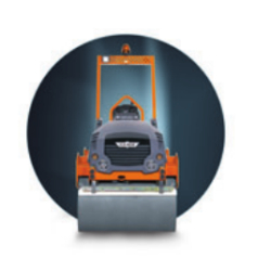 Rouleau compacteur cylindre tandem 120 mixte