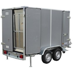 Remorque fourgon LIDER V3 - 2 essieux - freiné - 300x155x177 - PTAC : 2000 kg - Référence 42950