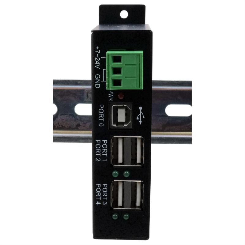 EXSYS EX-1163HMS Hub métal USB 2.0, 4 ports, Protection contre les surtensions ESD de 15KV_3
