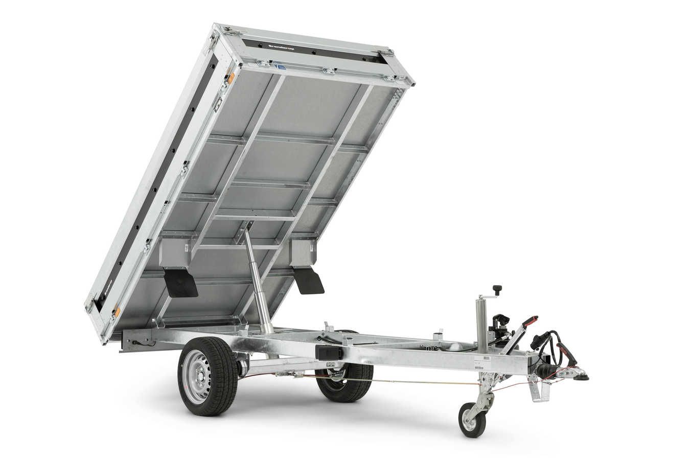 312795 - Bâche, filet et capot pour remorque Brenderup sp. Z o.O. - PTC 1300 kg - Benne basculante robuste avec plancher acier renforcé_3