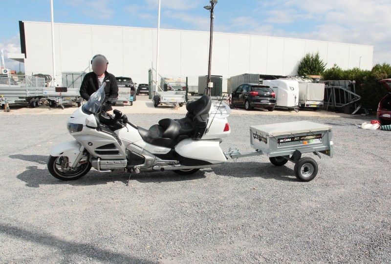 Remorque sans frein de fabrication française pour bagages