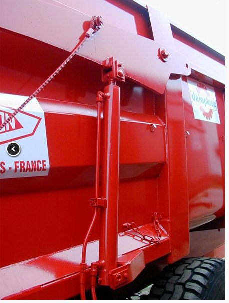 Remorque agricole avec ceinture haut de caisse pour plus de sécurité