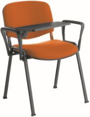 Chaise empilable ISO TISSU résille polypro bois - Buff'hyeres Collectivités_3