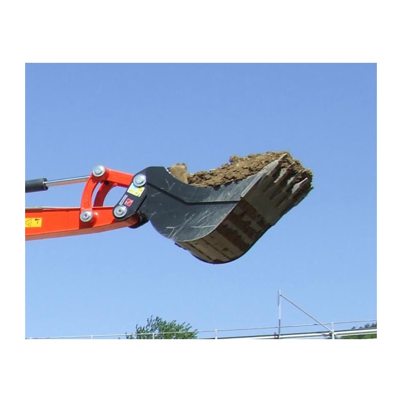 Godet 6 dents type ESCO pour travaux de terrassement