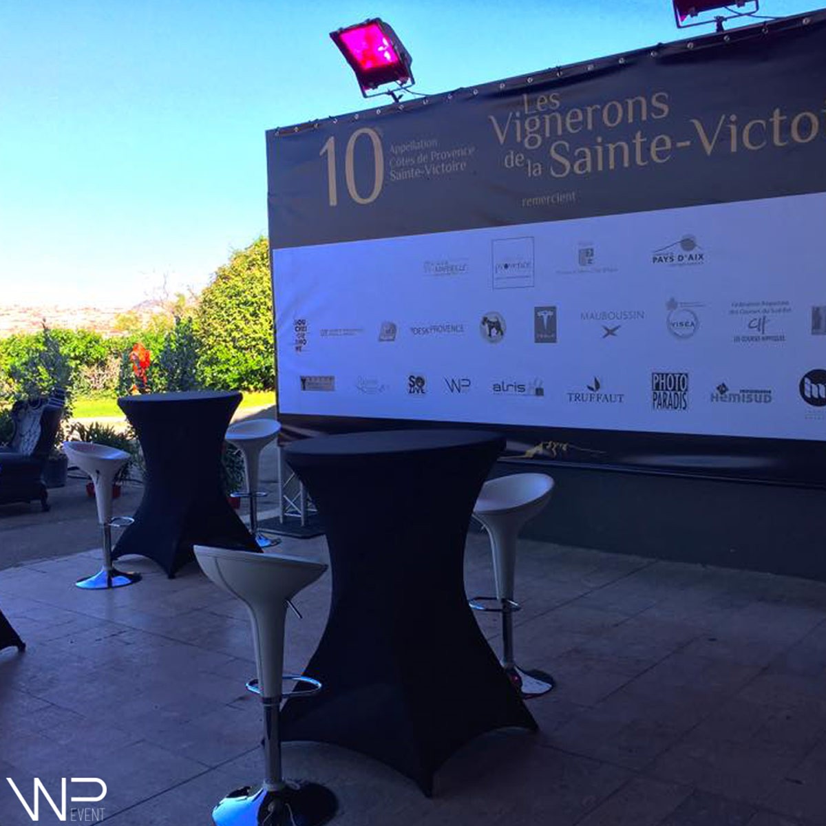 Housse de mange-debout noire - 110x80 cm - élasthanne et polyester - usage intérieur/extérieur_3