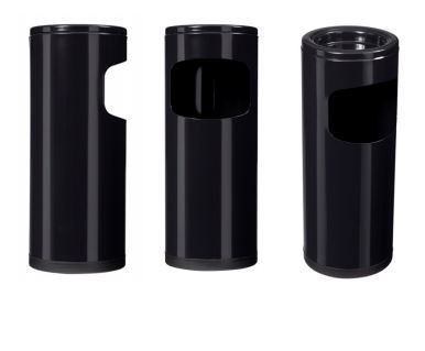 Réf. 59769 - Cendeo - Cendrier corbeille 12,5L - Rossignol - Noir graphite - Fabrication française_3