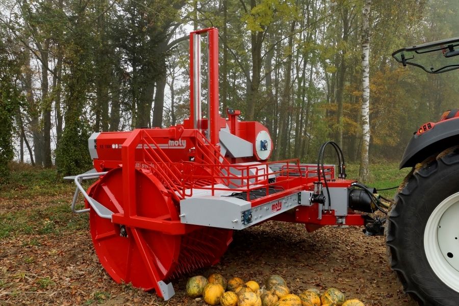 Récolteuse de pépins de citrouilles ke 1800 - moty gmbh - performance 4 ha/j - puissance 33 kw_3