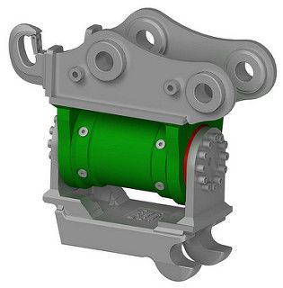 Moteur d'inclinaison compatible avec attaches rapides