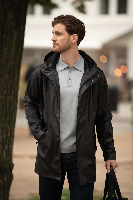 Imperméable élégant - York Unisexe - Noir - Nimbus_3