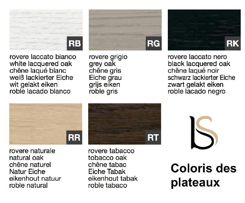 Table de réunion triangulaire Rail avec cuir- Bralco - Oui, Chêne blanc_3