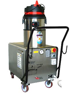 Nettoyeur industriel mobile avec pression de 10 bars et 150°C