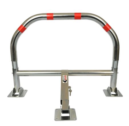 Barrière de protection de parking rabattable - SPM 300 PRO FLEXY - élégante, robuste avec amortisseurs intégrés_3