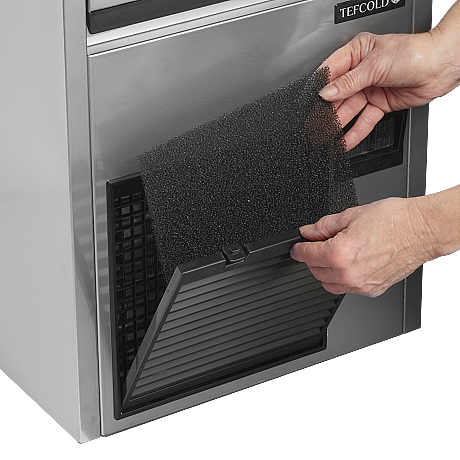 Machine à glaçons pleins cylindriques 18g - 26 kg/24h - stockage 8 kg | Tefcold - TC26_3