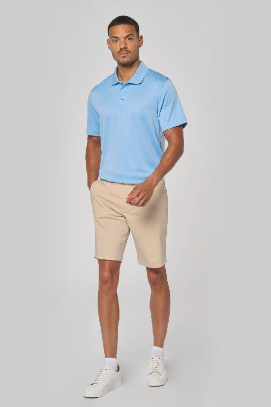Polo manches courtes homme - 100% polyester interlock - Réf: PA480 - Marque: PROACT_3