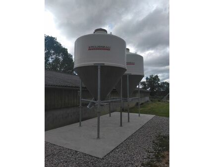 Silo d'aliment d'élevage à cône axial translucide - Ø1900 ou Ø2325 - Capacité 3.5, 5, 6.3 et 8m3 - Babystar 320 & 700_3