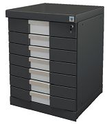 Armoire d'atelier avec tiroirs - Structure robuste en acier, plateau anti-rayures et système anti-basculement_3