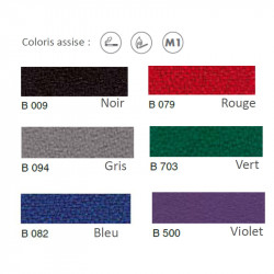 Chaise de conférence empilable - confortable avec dossier incurvé et assise rembourrée - KYOS_3