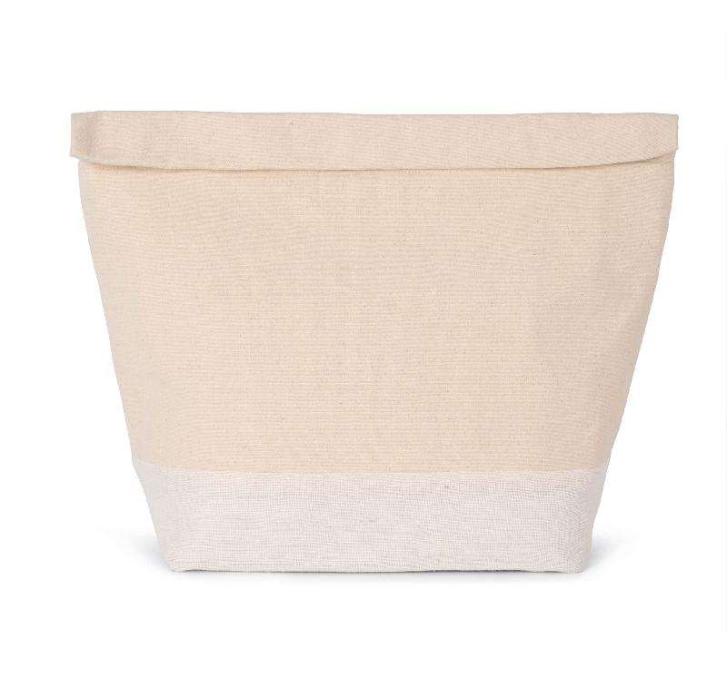 Sac isotherme avec fermeture à enroulement - 100% coton - Réf: KI0376 - Design original et personnalisable_3